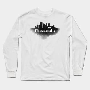 Minneapolis watercolor Long Sleeve T-Shirt